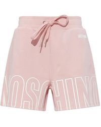 Moschino - Logo-Print Shorts - Lyst