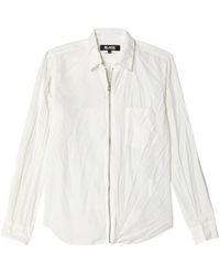 COMME DES GARÇON BLACK - Crease-Effect Shirt - Lyst