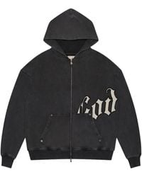 Godspeed - Og Logo V2 Zip-Up Hoodie - Lyst