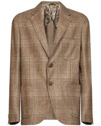 Etro - Blazer A Cuadros - Lyst