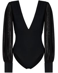 Beth Richards Badpak Met Diepe V-hals - Zwart