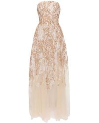Saiid Kobeisy - Embroidered Maxi Dress - Lyst