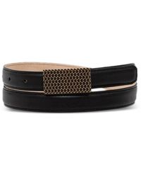 Emporio Armani - Patterned-Buckle Belt - Lyst