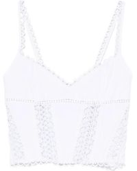 Charo Ruiz - Haut-Corset Poppy En Guipure - Lyst