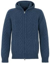 Fedeli - Cardigan En Maille Torsadée - Lyst