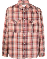 Isabel Marant - Check-pattern Cotton-blend Shirt - Lyst