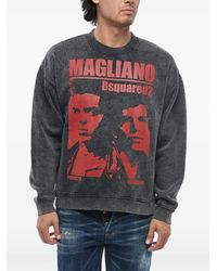 DSquared² - Sudadera Holgada Con Logo Estampado De X Magliano Rock - Lyst