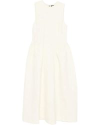 ROTATE BIRGER CHRISTENSEN - Midikleid mit rundem Ausschnitt - Lyst