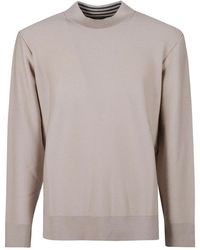 Drumohr - Striped Mock-Neck Knitwear - Lyst