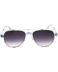 Gap - Lunettes De Soleil Pilote À Effet Écaille De Tortue - Lyst
