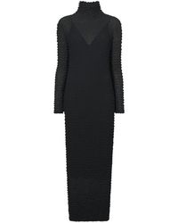 Proenza Schouler - Shibori Knitted Turtleneck Dress - Lyst