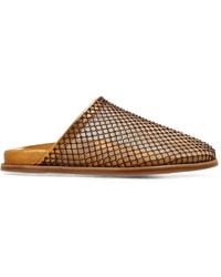 forte_forte - Crystal-Embellished Flat Mules - Lyst
