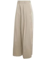 adidas - Pleated Side-Stripe Trousers - Lyst