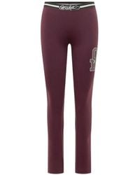 Off-White c/o Virgil Abloh - College Logo-Print Leggings - Lyst