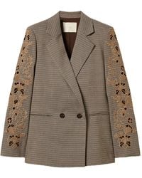 Twinset - Blazer À Motif Pied-De-Poule - Lyst