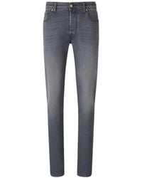 Jacob Cohen - Slim-Fit Jeans With Signature Logo Patch And Faded Wash - Lyst