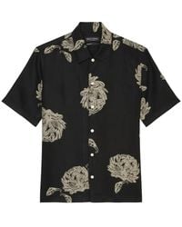 Marc O' Polo - Floral-Print Short-Sleeve Shirt - Lyst