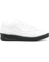 Jil Sander - Panelled Low-Top Leather Sneakers - Lyst