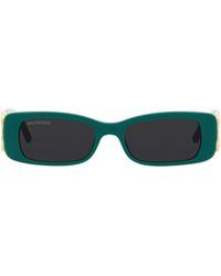 Balenciaga - Bb0096s Bb-plaque Sunglasses - Lyst