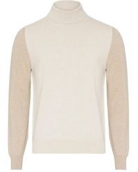 Maison Margiela - Two-Tone Turtleneck Sweater - Lyst