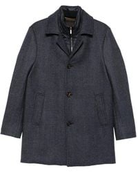 Moorer - Abrigo Con Botones - Lyst