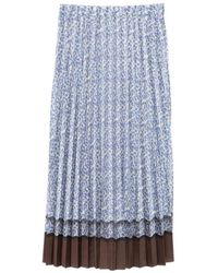 JNBY - Paisley-Print Midi Skirt - Lyst