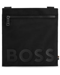 BOSS - Logo-appliqué Messenger Bag - Lyst