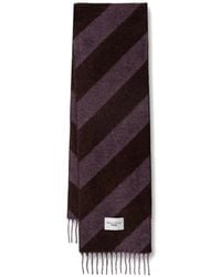 Marc O' Polo - Diagonal-Stripe Fringed Scarf - Lyst
