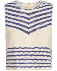 Marie Oliver - Cass Chevron-Knit Tank Top - Lyst