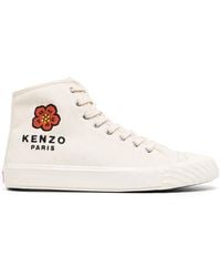 KENZO - School High-top Trainers - Lyst