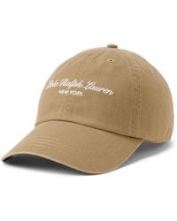Polo Ralph Lauren - Logo-Embroidered Cotton-Twill Cap - Lyst