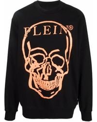 Philipp Plein - Logo-Print Long-Sleeve Sweatshirt - Lyst