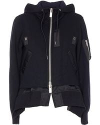 Sacai - Veste Zippée À Capuche - Lyst
