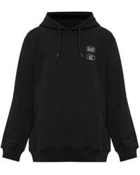 EA7 - Hoodie À Patch Logo - Lyst