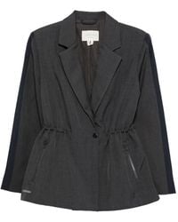 Rethinkit Studios - The Sporty Drawstring-Waist Notched-Lapel Jacket - Lyst