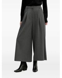 Pedro Del Hierro Madrid - Pleated Wide-Leg Trousers - Lyst