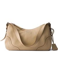 Prada - Aimèe Large Leather Shoulder Bag - Lyst