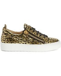 Giuseppe Zanotti - Gail Monogram Sneakers - Lyst