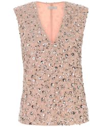 Rabanne - Haut À Ornements De Sequins - Lyst