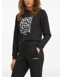 Karl Lagerfeld - Sweater Met Grafische Print - Lyst