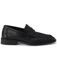 Giuseppe Zanotti - Weeston Almond-Toe Leather Loafers - Lyst