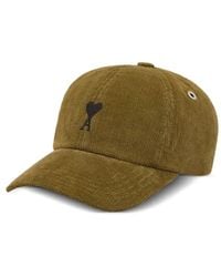 Ami Paris - Baseballkappe aus Cord - Lyst
