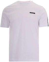 EA7 - Tape Trim T-Shirt - Lyst