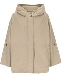 Marella - Hooded Drawstring-Waist Parka - Lyst