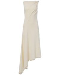 Monse - Asymmetric Twisted Midi Dress - Lyst