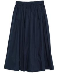ViCOLO - Elastic-Waistband Midi Skirt - Lyst