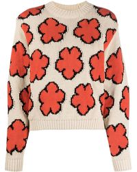 KENZO - Boke Flower Intarsia-Knit Jumper - Lyst