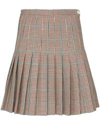 Off-White c/o Virgil Abloh - Pleated Check Wool Skirt - Lyst