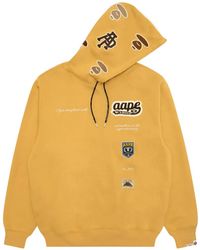 Aape By A Bathing Ape - Aapeunvs Logo-Patch Drawstring Hoodie - Lyst
