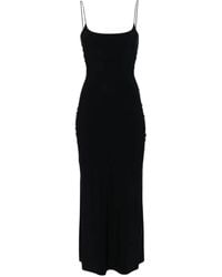 MM6 by Maison Martin Margiela - Vestido largo con motivo de números - Lyst